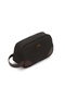 Canvas Fabric Single Compartment Leather Detailed Zippered Portfolio Style Handbag - 3
