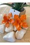 New Trend Z*Ra Model Orange Flower Season Women's Earrings - 3