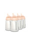 Zero Zero Anti Colic Baby Feeding Bottle,Perfect for Breastfeeding Babies 270ml x4 Set of 4