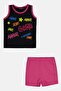 Toddlers Girl 2 Pieces Graphic Print Top And Bottom Set, Multicolor