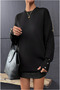 Women's Chain ​​Detail Black Knitwear Sweater - 2