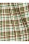Cotton Pocketed Wide Leg Plaid Pajama Bottoms - 6