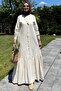 Süreyya Striped Shirt Dress Brown