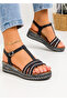 Sandale dama negre A012 - 2