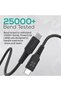كابل USB-C إلى USB-C، كابل شحن سريع من النوع C ممتاز بقوة 60 وات مع مزامنة بيانات بسرعة 480 ميجابت في الثانية و120 - 3