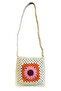 - Emine 9106 Hand Knitted Wooden Bead Detailed Mandala Model Shoulder Bag - 5
