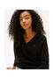 Women's Tjw Vneck Sweater - Black - 8