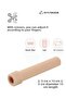 Hand Foot Finger Protector Teo Fabric Covered Gel Silicone Tube Ingrown Nail Bone Callus Protector Large - 3