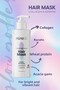 Keratin & Collagen Vegan Hair Care Cream Instantly Repairs and Facilitates Easy Combing - 2