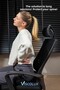 Coccyx Orthopedic Sitting Cushion - Visco Tailbone Cushion Hemeroid Black 44X36X9,5 - 3