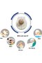 Soft Silicone Gear Scalp Massage Shampoo Shower Brush Adult Children Pet - Wood - 8