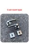 (7 SETS) Sofuoğlu Anka Stainless Nickel Satin Square Rosette (3 in 1 SET) Door Handle (5 ROOMS / 2 BATHROOMS WC) - 3
