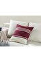Moneta Woven Throw Pillow Cover 45x45 Cm Claret Red