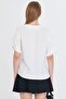 Women's White V-Neck Short Sleeve Blouse with Ruffled Sleeves Arm-25Y 001046 - 3