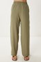 Belted Vest Palazzo Knitted Suit Green Lby0002 - 5