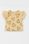 Baby Girl Set Sequin Heart Printed 2-Piece Set - 3