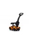 Lamborghini Ride on Push Car Walking Toy Stroller with USB Port-Orange - 2