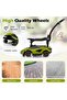 Lamborghini Ride on Push Car Walking Toy Stroller with USB Port - Green - 5