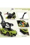 Lamborghini Ride on Push Car Walking Toy Stroller with USB Port - Green - 6