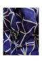 Triangle Pattern Shawl Navy Blue - 4