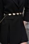 Leaf Pattern Chain Belt Women's Belt Dress Belt Shirt Belt - 5