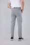 Men's Gray Quality Stretchy Lycra Ankle Length Relaxed Fit Slim Fit Fabric Pants - 4