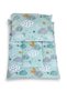 Cotton Park Crib Opening Cushion and Baby / Child Pillow Green Crescent and Star - 6