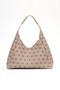 Monogram Printed Mink Shk19 Faux Leather, Snap Closure, Single Compartment, Zippered Makeup Bag, Hand, Arm and - 3
