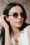 Penelope Gold Green Gradient Sunglasses - 4