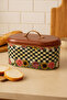 Bread Box, Metal Bread Box, Bread Basket, Floral Print Bread Box, Locally Made (34 cm x 19 cm x 16 cm) - 7