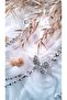 Butterfly Figured Zircon Stone Double Chain Steel Plated Bracelet - 5