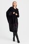 Women's Knitwear Gray Patterned Aphrodite Poncho Black - 5