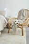 Home Premium Knitted Knitwear Beige Sofa Bed Tv Blanket Si 130X170 cm Beige - 4