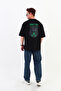 Mighty Fall-Oversize T-Shirt |   Back Printed – Minimal Chest Patterned Unisex Tshirt - 3