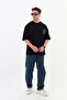 Mighty Fall-Oversize T-Shirt |   Back Printed – Minimal Chest Patterned Unisex Tshirt - 2