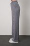 Women's Gray Linen Blend Loose Pants Loose Fit Fit Waist Elastic Comfortable Fit Style Cut - 2