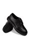Genuine Leather Men's Black Daily Shoes - 3