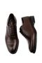 Genuine Leather Brown Classic Men's Oxford Shoes - 4