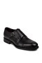 Genuine Leather Double Buckle Black Men's Classic Shoes - 7