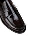 Genuine Leather Claret Red Men's Loafers - 6