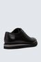 Genuine Leather Men's Black Daily Shoes - 6