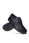 Genuine Leather Navy Blue Comfort Casual Men's Shoes - 6