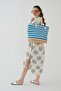 Women's Sea Beach Bag Multicolor Zipperedsoft Handle New Season - 4