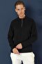 Swt 012 Swea Slim Fit Navy Blue Sports Sweatshirt No. 47 - 3