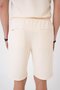 Men's Bermuda 035 Comfort Fit Lace-Up Waist Viscose Blended Casual Beige Shorts - 8