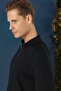 Swt 012 Swea Slim Fit Navy Blue Sports Sweatshirt No. 47 - 8