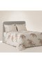 Libera King Size Duvet Cover Set 100% Organic Cotton Linen Süzene Embroidered Cream-Terra 240x220 Cm - 7