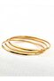 Non-Tarnish Steel Glitter 3-Piece Ajda Bracelet -6.5 cm - 5