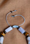 Certified Chalcedony - Tiger Eye - Hematite Natural Stone Bracelet with Zircon Apparatus - 4