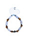 Certified Chalcedony - Tiger Eye - Hematite Natural Stone Bracelet with Zircon Apparatus - 6